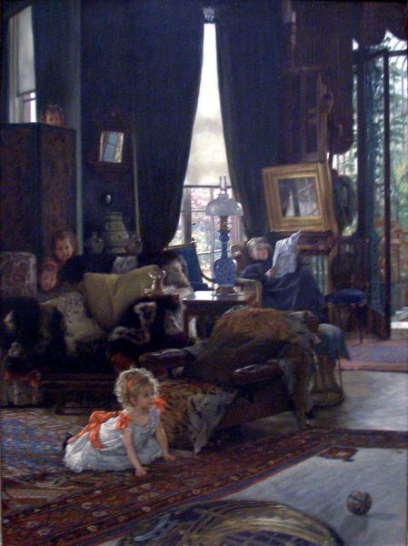 James Jacques Joseph Tissot Hide and Seek oil painting picture